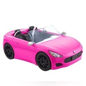 Barbie Pink Convertible 2 Seater vehicle With Rolling Wheels